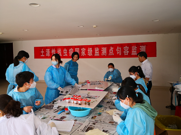 江蘇省完成2019年國家級肝吸蟲病和土源性線蟲病監測工作